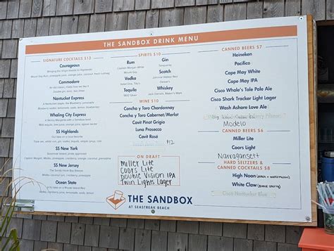 the sandbox at seastreak beach menu Don’t miss Oktoberfest tomorrow! Melina and the Oompahs go on at 12:30! Use the link in the bio to get your tickets